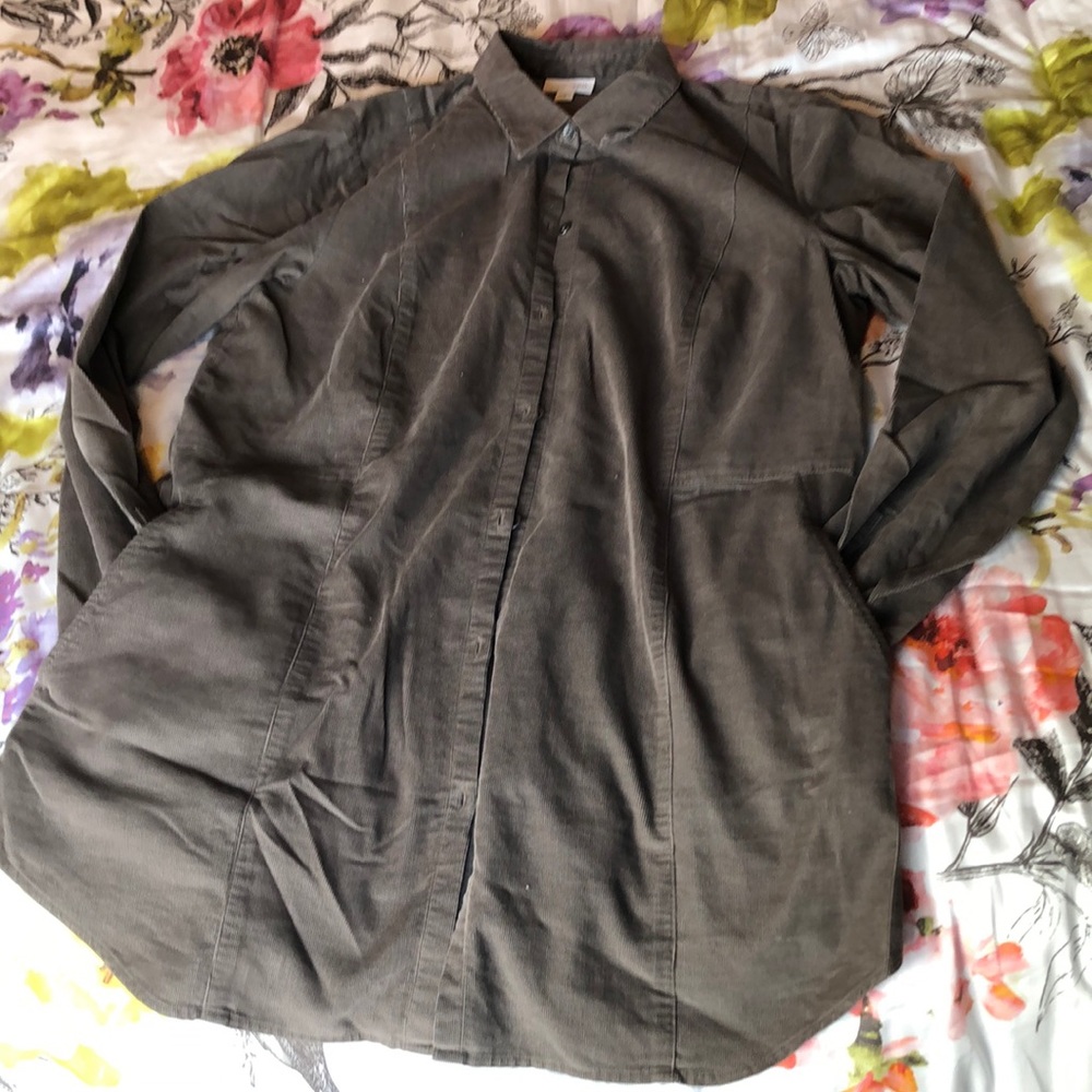 J. Jill TALL Corduroy shirt/jacket